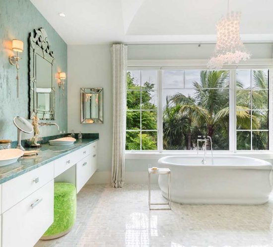 Bathroom designed by Kukk Architecture and Design, P.A. located on 4th Avenue North in Naples Florida | Blog: Kukk Architecture Featured on Houzz 'The Most Popular Bath Splurges This Year.'