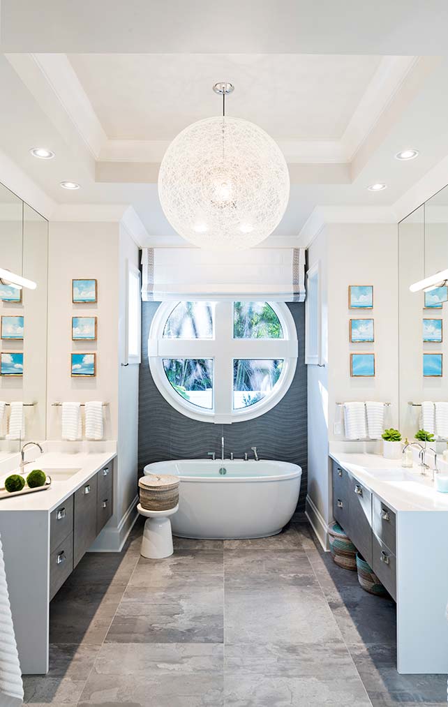 Master Bathroom at Yucca Residence in Naples Florida, single family home designed by Kukk Architecture & Design Naples Architecture Firm